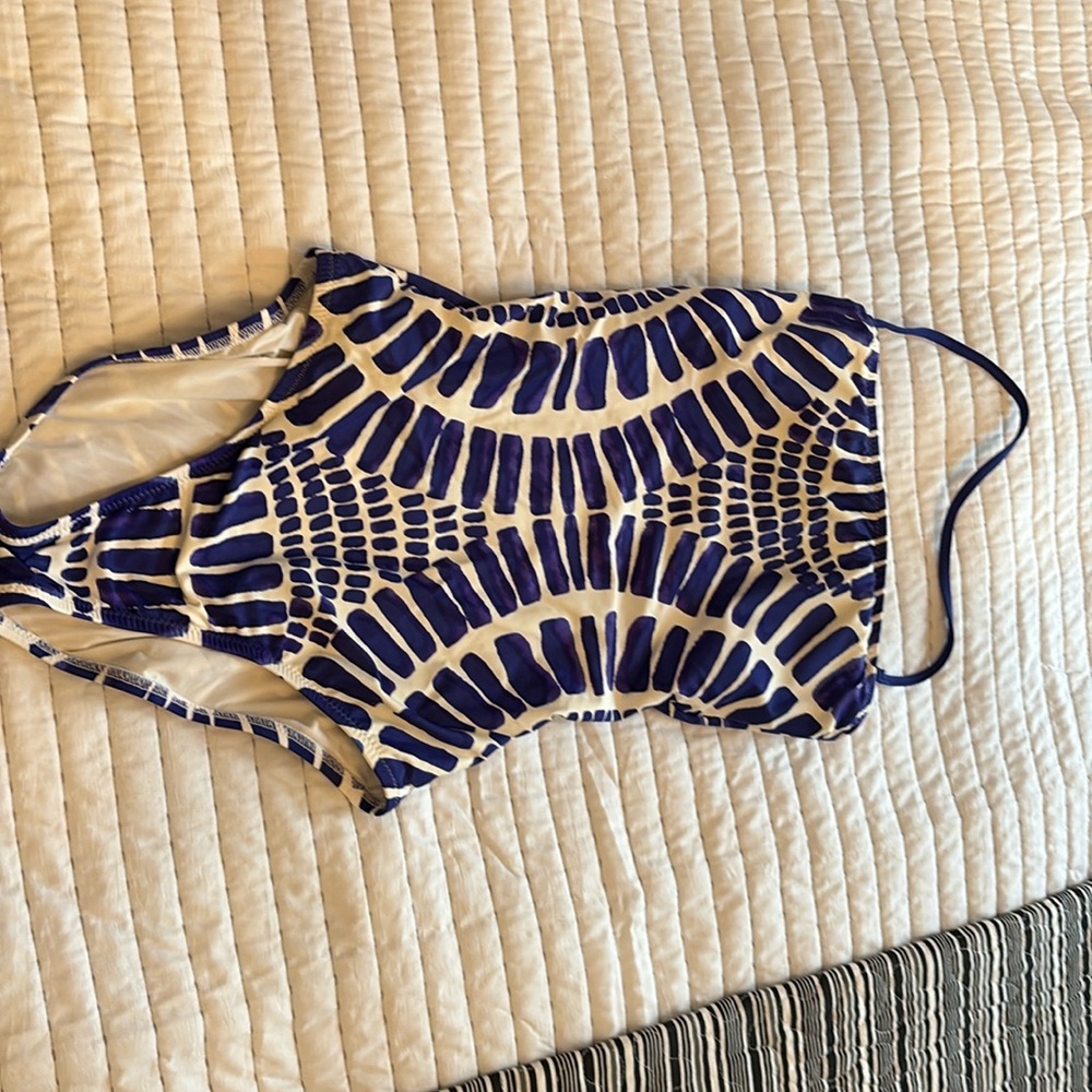 Trina Turk one piece- strappy back size 6